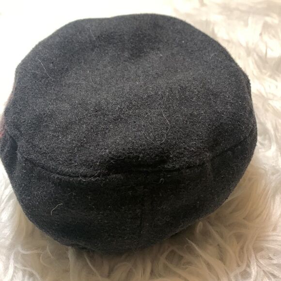 🟢3 for $20——CAP & Tomato wool blend flat top hat baseball hat gray with inset - Picture 5 of 9